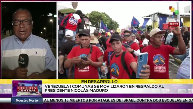 Gran marcha de comunas se realizó en Caracas en respaldo al pdte. Maduro