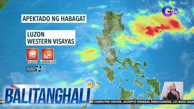 Hanging Habagat, magpapaulan sa malaking bahagi ng bansa - Weather update today as of 10:05 a.m. (August 9, 2024) | Balitanghali