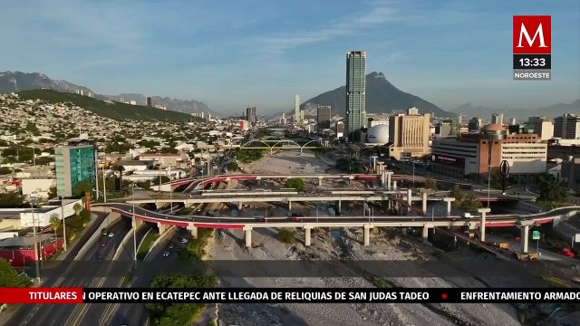 Samuel García supervisa los avances de reconstrucción del Par Vial Morones Prieto-Constitución
