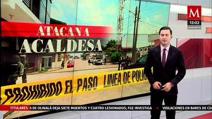 Atentan contra la vida de la alcaldesa de Acayucan, Veracruz