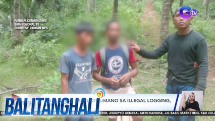 2 lalaking sangkot umano sa illegal logging, arestado | Balitanghali