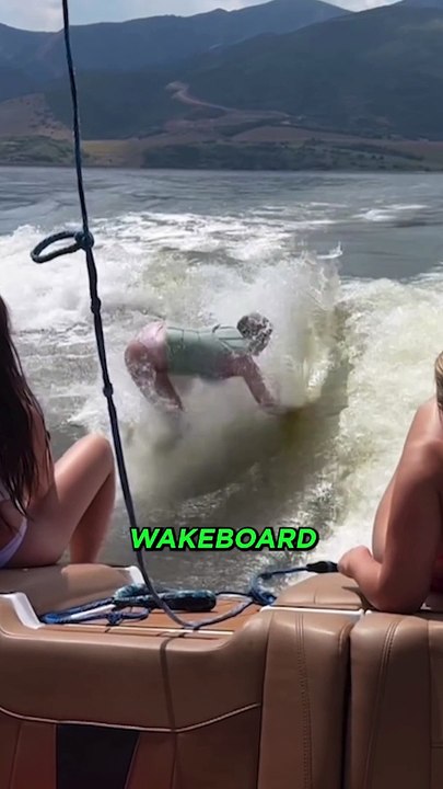 Wakeboard Wipeouts #wipeout #funny #shorts