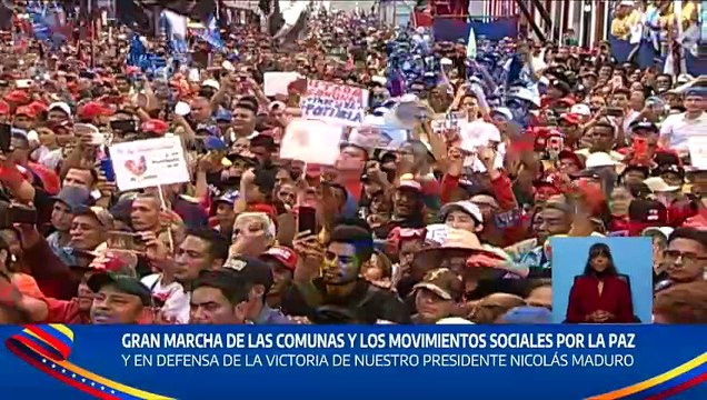 Pdte. Nicolás Maduro recibe a los Movimientos Sociales y Comunas en el Palacio de Miraflores
