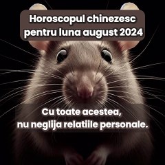 Horoscopul chinezesc pentru luna august 2024