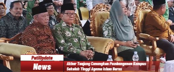 Akbar Tanjung Canangkan Pembangunan Kampus Sekolah Tinggi Agama Islam Barus
