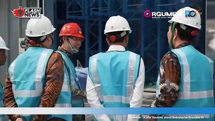 Presiden Joko Widodo Resmikan Pabrik Bahan Anoda Baterai Litium di Kawasan Ekonomi Khusus Kendal