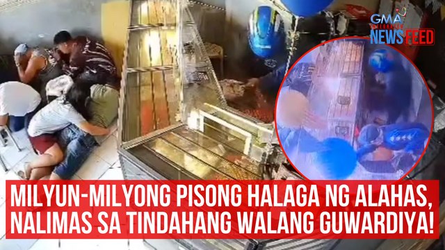 Milyun-milyong pisong halaga ng alahas, nalimas sa tindahang walang guwardiya! | GMA Integrated Newsfeed