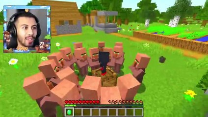 اكتشفنا رئيس حرامي يستعبد القرويين في قرية ماين كرافت!!