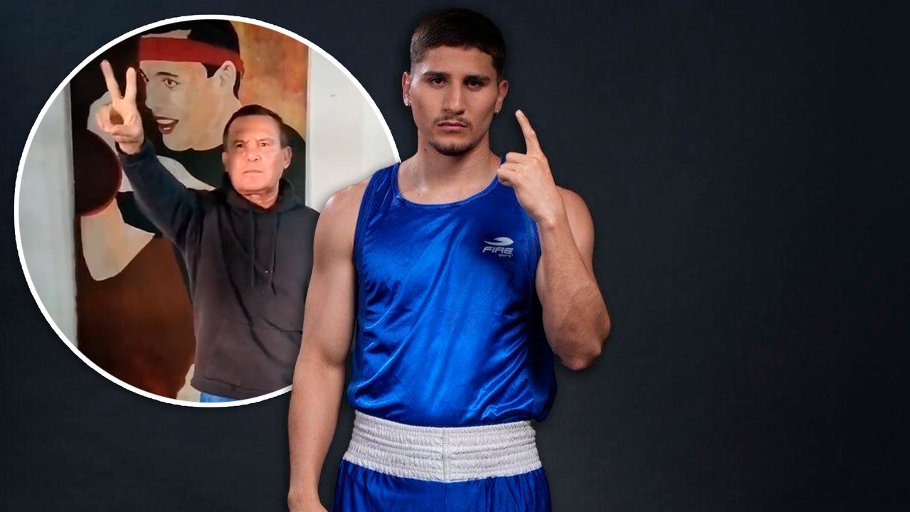 Julio César Chávez arenga a Marco Verde por la medalla de oro en los Juegos de París