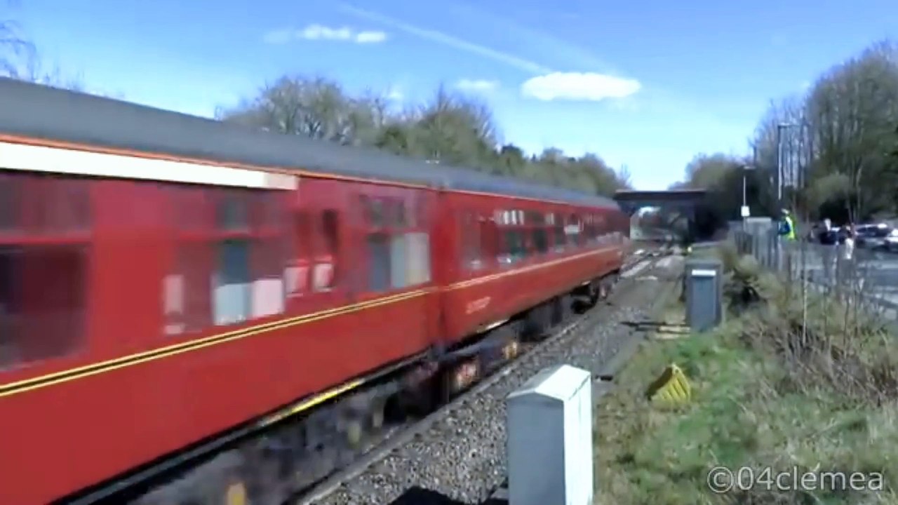 Steam Engine Train on fire
