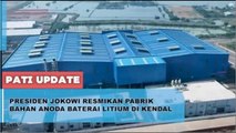 Semakin Terdepan, Presiden Jokowi Resmikan Pabrik Bahan Anoda Baterai Litium di Kendal