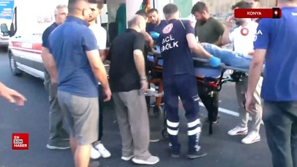 Konya'da otomobille çarpışan traktörün sürücüsü öldü