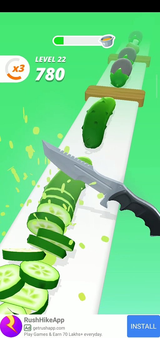 Parfect slices game  #game #viral