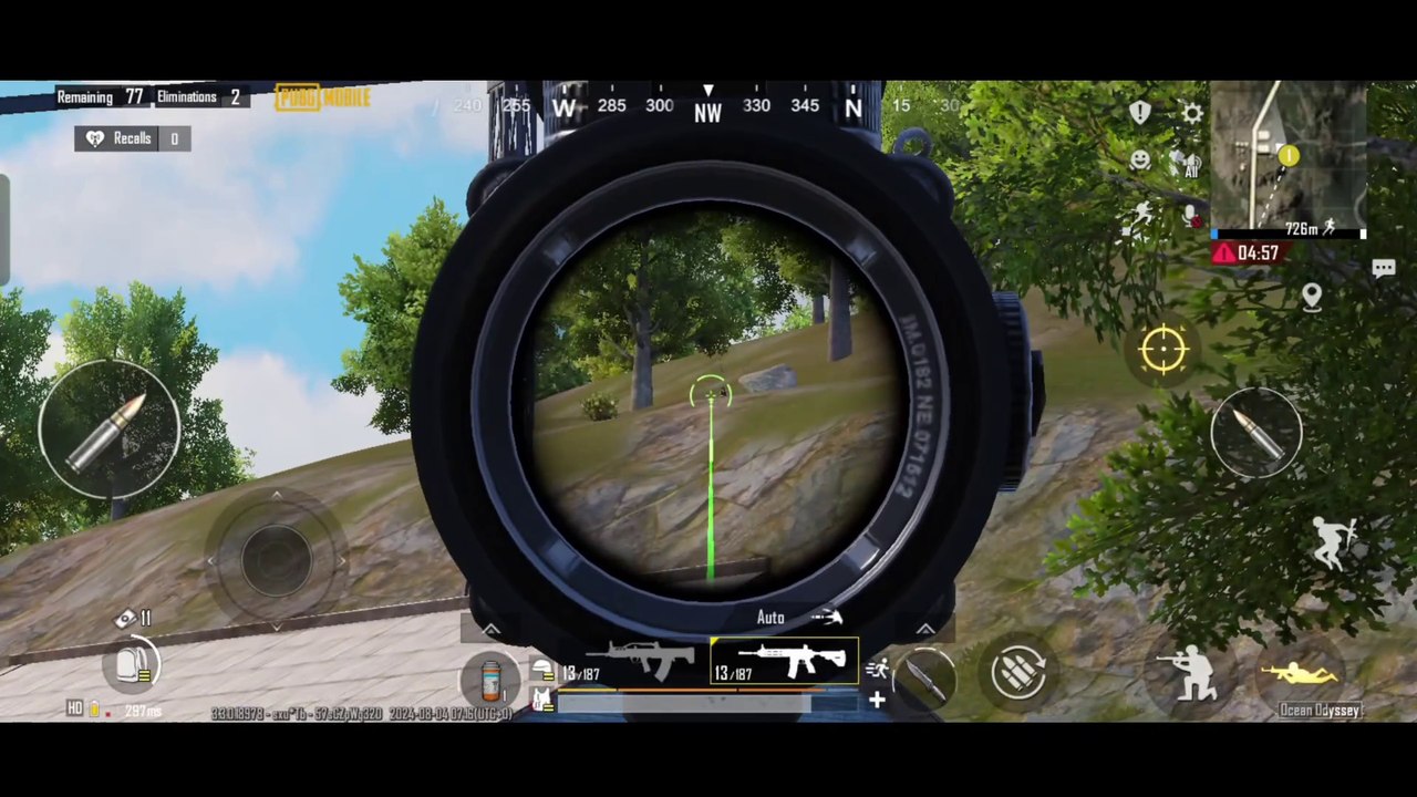 PUBG Mobile Erangel Map Best Action Scenes 30FPS