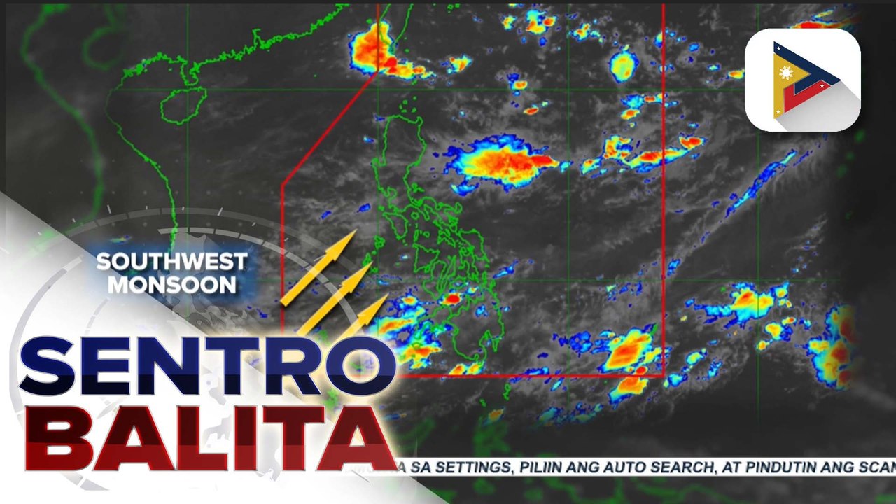 Habagat, magpapaulan sa ilang bahagi ng bansa; Localized thunderstorm, asahan sa nalalabing bahagi ng bansa
