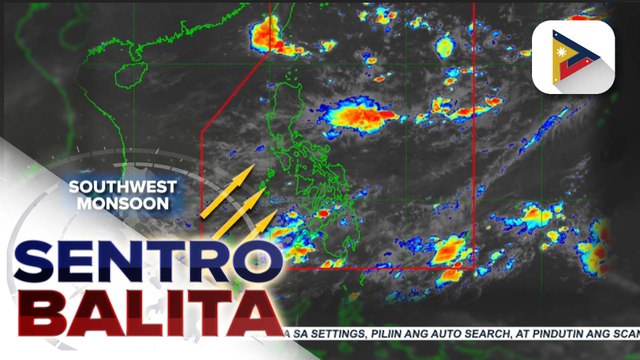 Habagat, magpapaulan sa ilang bahagi ng bansa; Localized thunderstorm, asahan sa nalalabing bahagi ng bansa