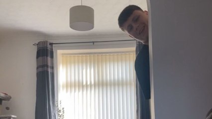 Sibling fun: Brother's magic wheel illusion makes sister laugh out loud