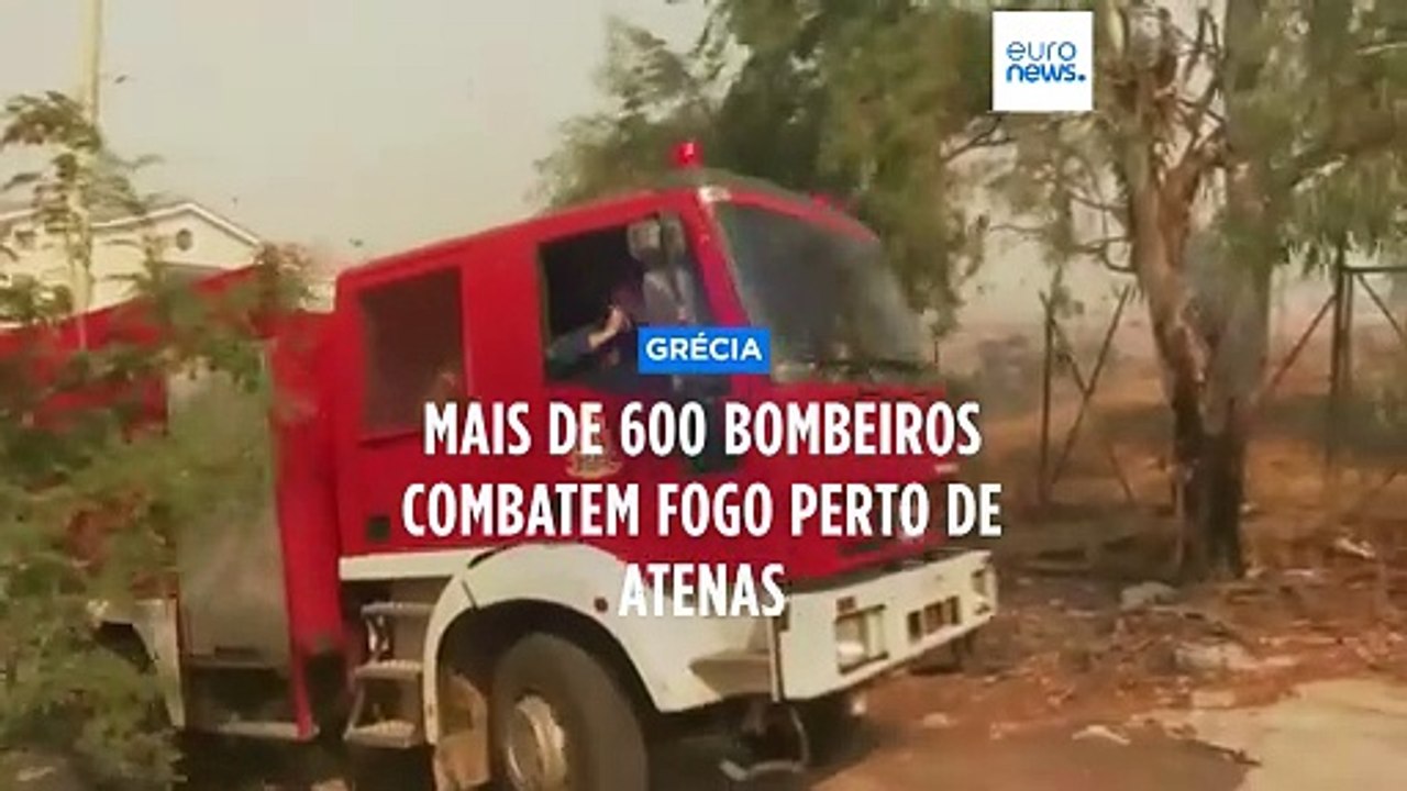 Mais de 600 bombeiros apoiados pelas Forças Arm...