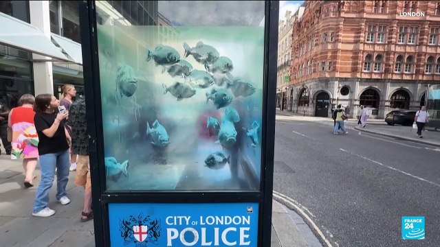 Banksy unveils new animal-themed artwork in London