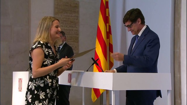 Los 16 consellers del Govern de Salvador Illa toman posesión de su cargo en la Generalitat