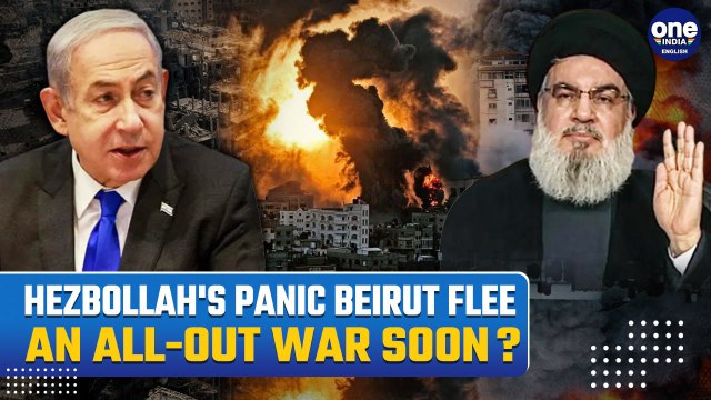 Hezbollah In Chaos, Flees Beirut Amid Israeli Threats| Full-Scale Lebanon War Around the Corner?