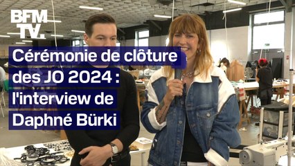 Cérémonie de clôture des JO: l'interview de Daphné Bürki