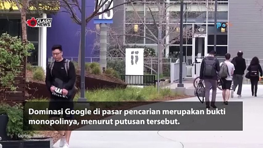 HAKIM AS MEMUTUSKAN GOOGLE MEMILIKI MONOPOLI ILEGAL