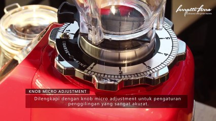 GRINDER DENGAN DIGITAL SETTING PENGATUR TINGKAT KEHALUSAN - FERRATTI FERRO FGM-600AD