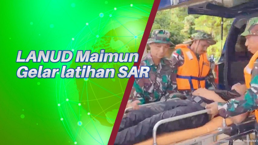 Lanud Maimun Saleh Gelar Latihan SAR