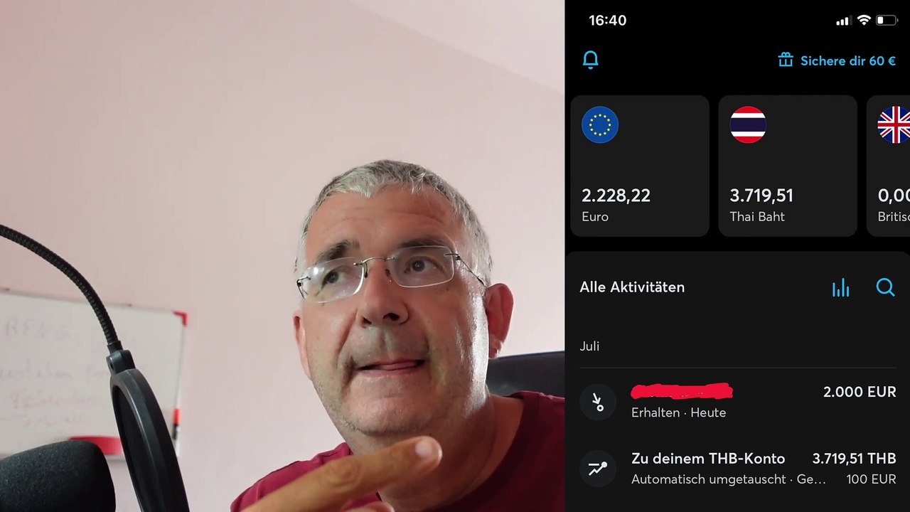 Zum Wunschkurs wechseln  #expat  #Währung #reisen  #thailand2022  #wise   #wechseln  #baht