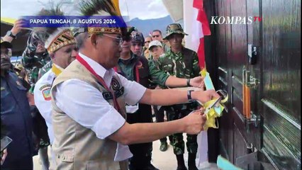 Menko PMK Muhadjir Resmikan Gudang Logistik BNPB di Kabupaten Puncak