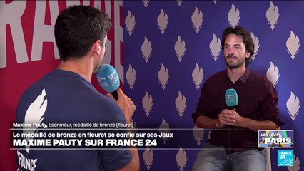 JO 2024: la médaille de bronze a «un goût d'or», pour le fleurettiste français Maxime Pauty