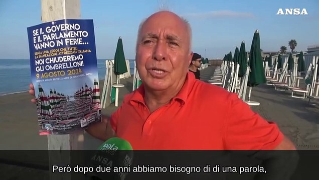 Balneari, ombrelloni chiusi per due ore ad Ostia: Il nostro 'sciopero gentile' per regole chiare