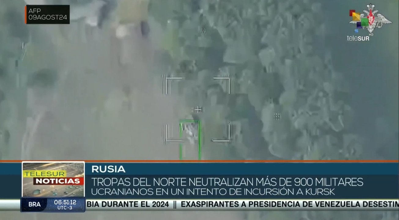 Tropas rusas neutralizan más de 900 militares ucranianos en  intento de incursión a Kursk