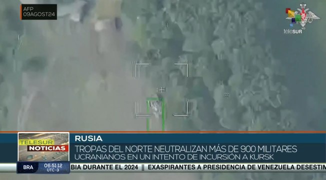 Tropas rusas neutralizan más de 900 militares ucranianos en intento de incursión a Kursk
