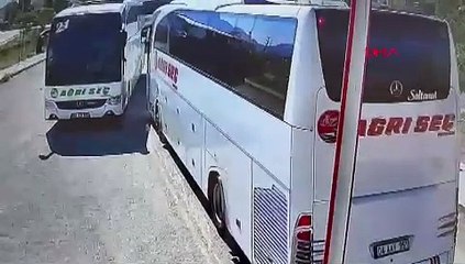Ankara'da 9 kişinin öldüğü kazada otobüsün Doğubayazıt Otogarı'ndan çıkış anı kamerasında