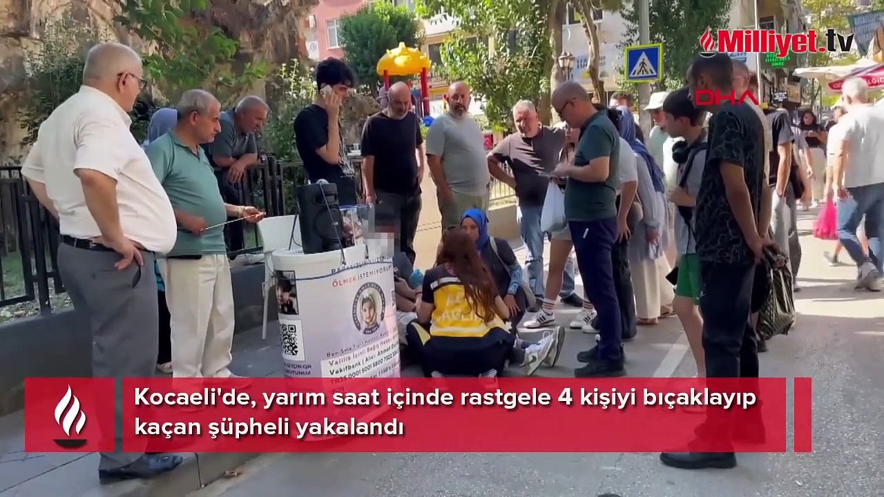 Yer: Kocaeli! Yarım saat içinde 4 kişiyi bıçakladı