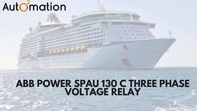 Abb power spau 130 c three phase voltage relay