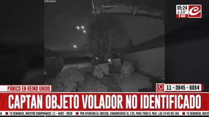 Captan OVNI gigante surcando el cielo de Reino Unido