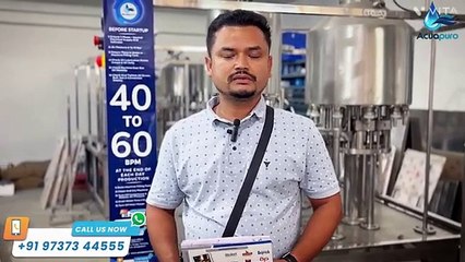 Customer Feedback From (Imphal) Manipur  ꯀꯁ꯭ꯇꯃꯔꯁꯤꯡꯒꯤ ꯐꯤꯗꯕꯦꯛ ꯃꯅꯤꯄꯨꯔ꯫  Mineral Water Plant Story