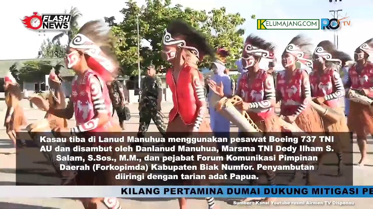 Kasau Marsekal TNI M Tonny Harjono Lakukan Kunjungan Kerja ke Lanut Pattimura  Ambon