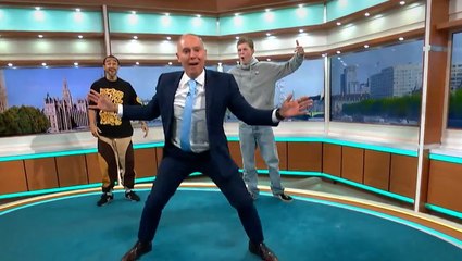 Robert Rinder shocks Good Morning Britain colleagues by breakdancing live on air