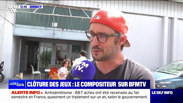 L'idée, c'est de traduire la mise en scène : le compositeur musical de la cérémonie de clôture des JO s'exprime