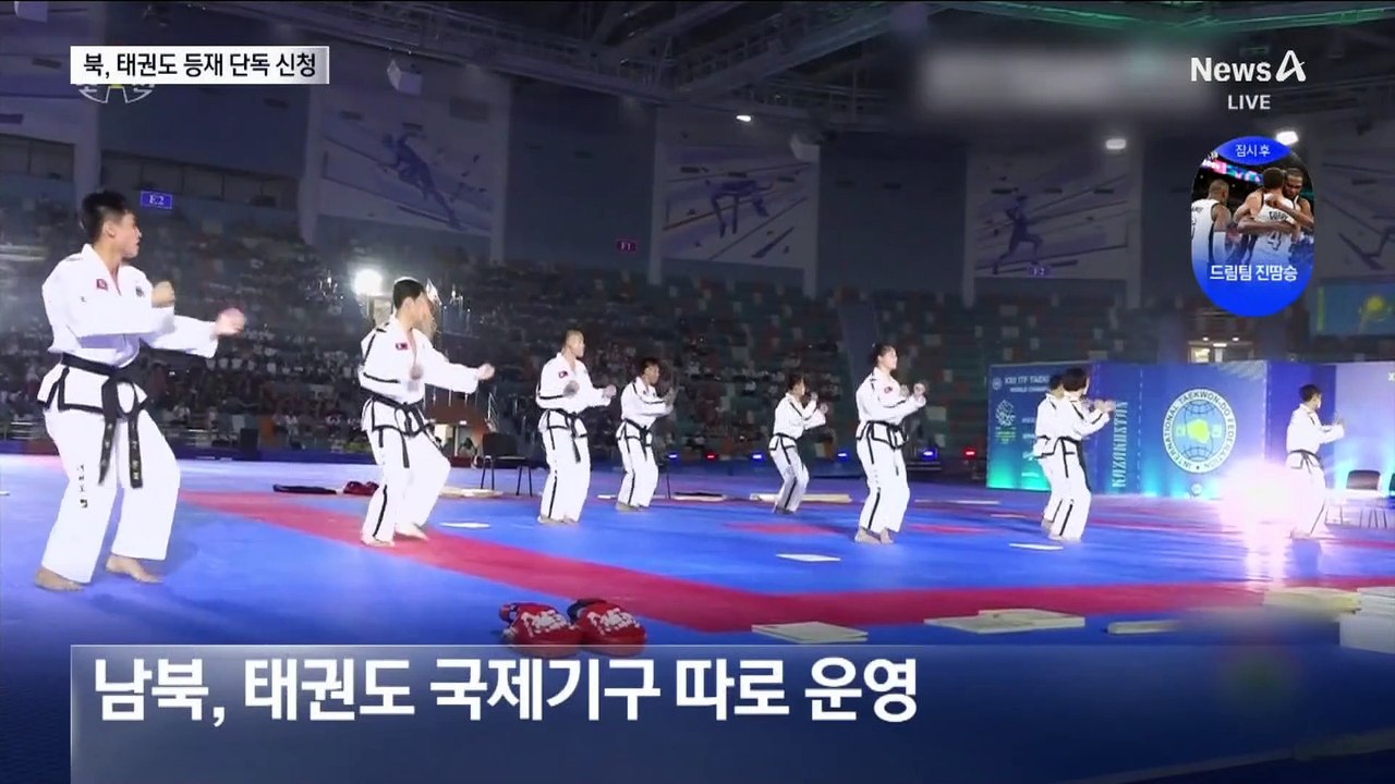 태권도, 북한에 뺏기나…유네스코에 단독 등재 신청