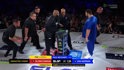 800+ Pound Title Match | Da Crazy Hawaiian vs Danie Van Heerden | Power Slap 8 - Full Match