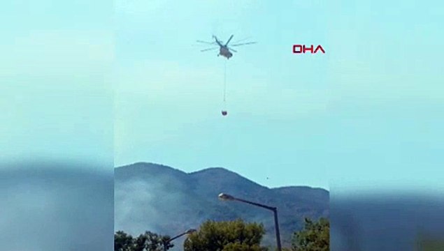 Tatil cennetinde orman yangını