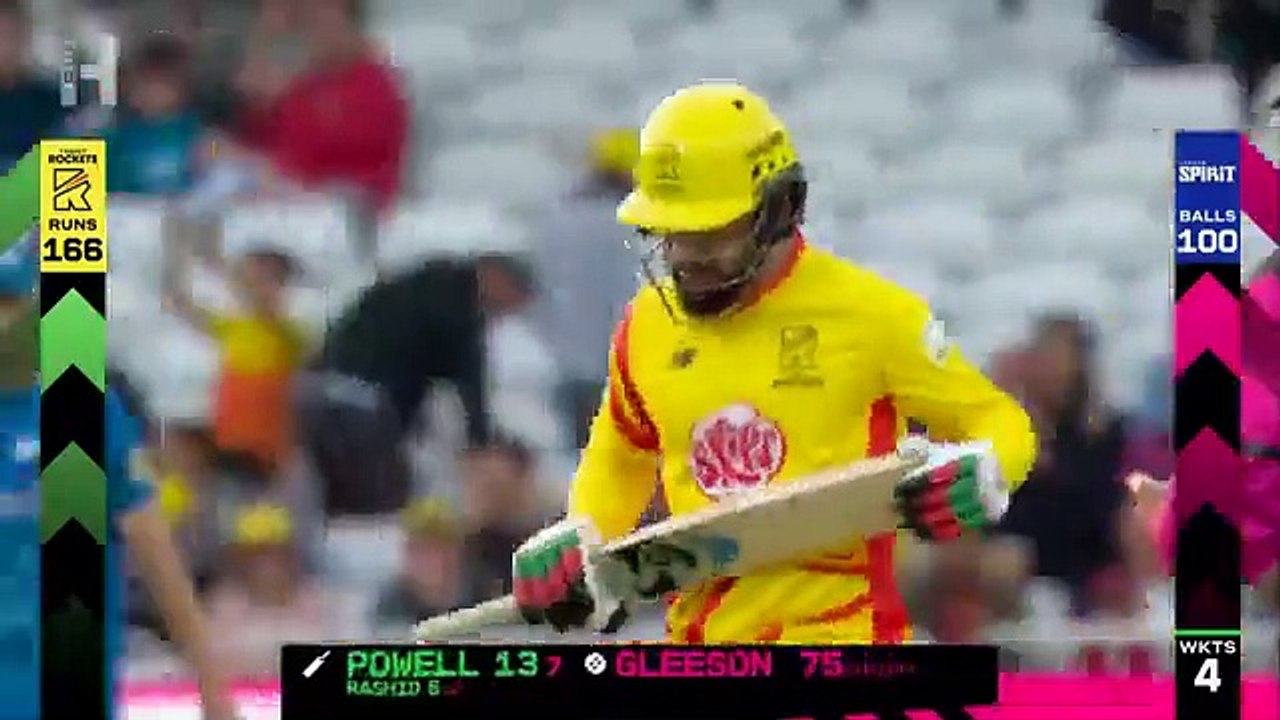Rashid Khan MASTERCLASS  _ Trent Rockets vs London Spirit Highlights