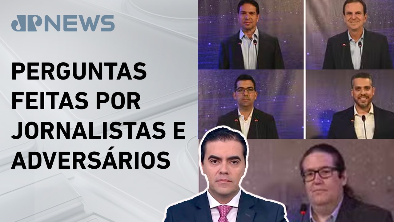 Primeiro debate à Prefeitura do Rio de Janeiro reúne cinco candidatos; Cristiano Vilela analisa