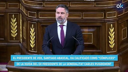 Abascal señala a Sánchez, Marlaska y la directora del CNI como "cómplices" de la huida de Puigdemont
