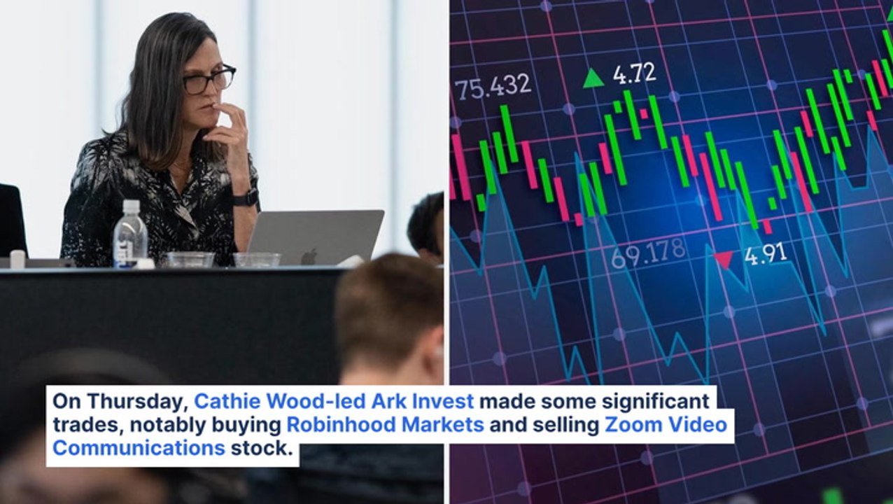 Cathie Wood's Ark Invest Continues Loads Up On $6.05M Worth Of Robinhood Shares Amid Bitcoin Rebound, Dumps Zoom Stock